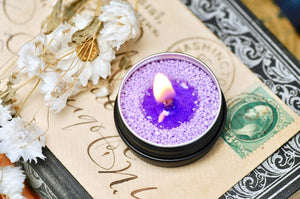 Shimmery Loose Beads Candle | Mini Purple - Backtozero B20 - candle, granulated candle, loose beads, newarrivals, pearled candle, Purple, shimmery