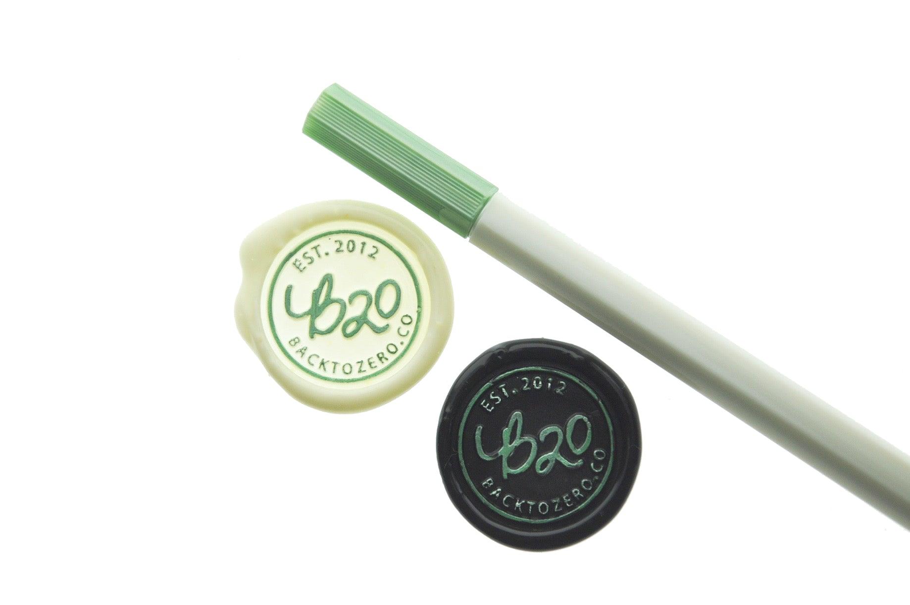 Metallic Green Highlight Pen - Backtozero B20 - Green, highlight, Metallic, Metallic Green, misc