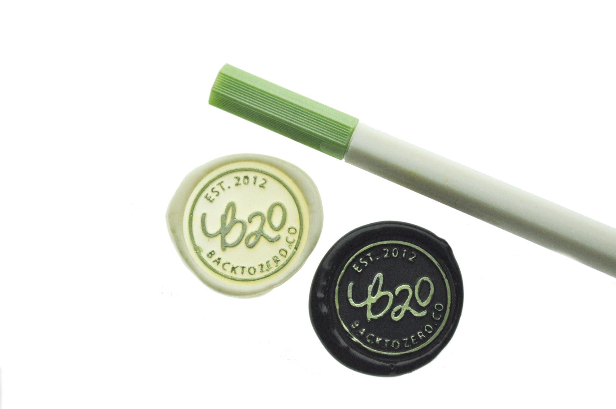 Metallic Light Green Highlight Pen - Backtozero B20 - Green, highlight, Light Green, Metallic, Metallic Green, misc