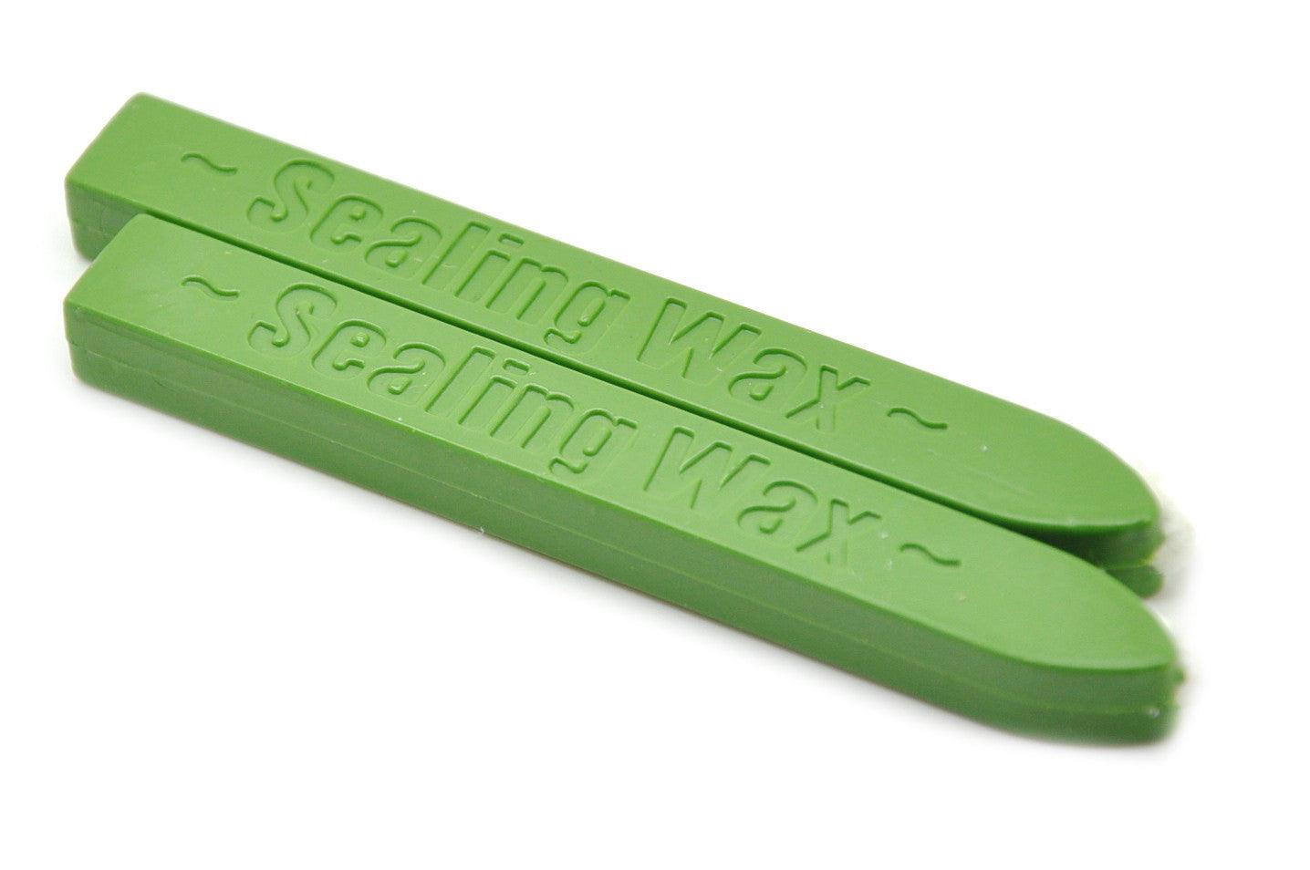 Grass Green Wick Sealing Wax Stick - Backtozero B20 - Grass Green, sale, Sealing Wax, Wick Stick, Wick Wax, WWax, wwf