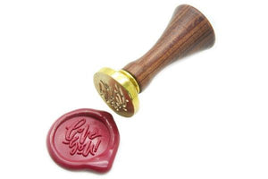 Love You Wax Seal Stamp - Backtozero B20 - Calligraphy, Love, Message, Rose Red, Signature, signaturehandle