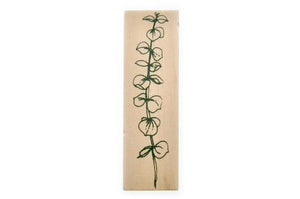Botanical Rubber Stamp | E - Backtozero B20 - botanic, Botanical, Eucalyptus, Leaf, Nature, Plant, rubber stamp
