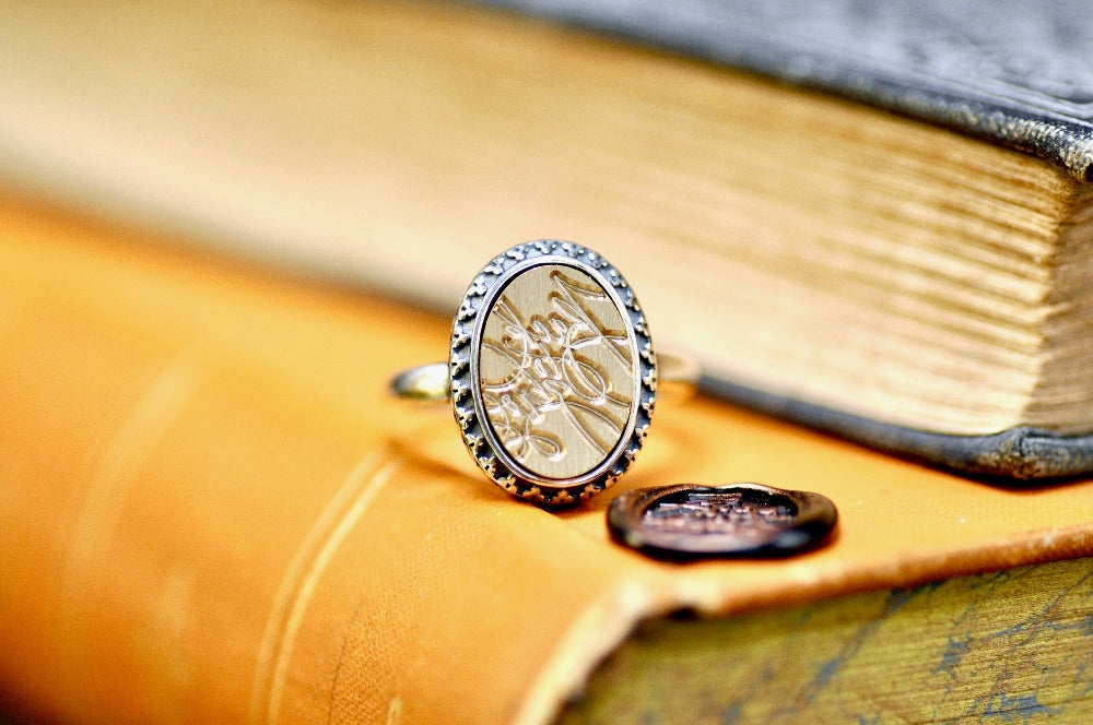 4 Heart Birthstone Mother's Ring 14k Gold Flower Flower Design – Think  Engraved