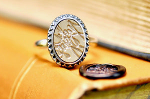 Design your own 10x14mm Crown Signet Ring