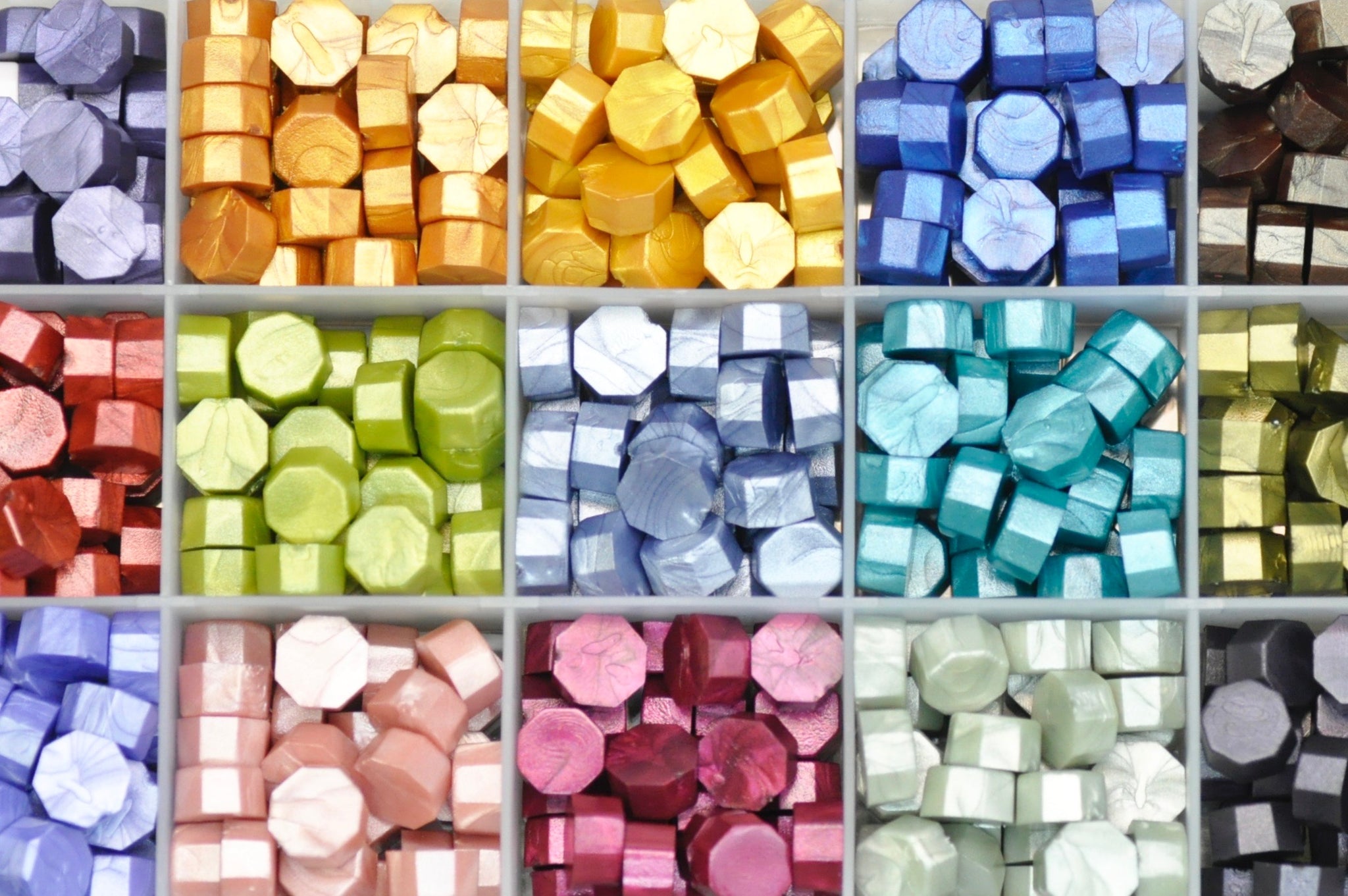 City Lights 24 colors Sealing Wax Beads Palette
