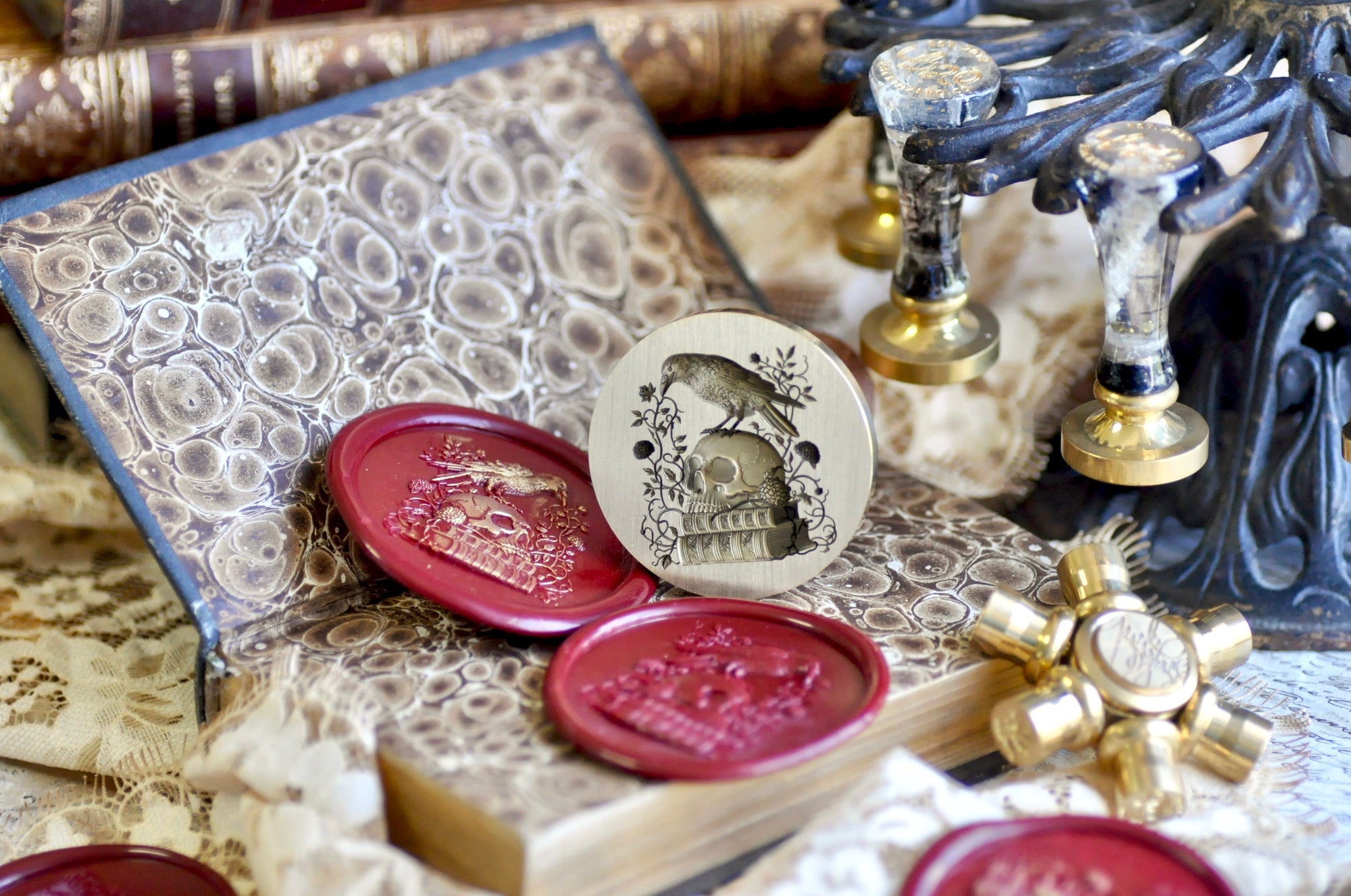 Memento Mori Collector Edition Wax Seal Stamp | Whispers of Eternity