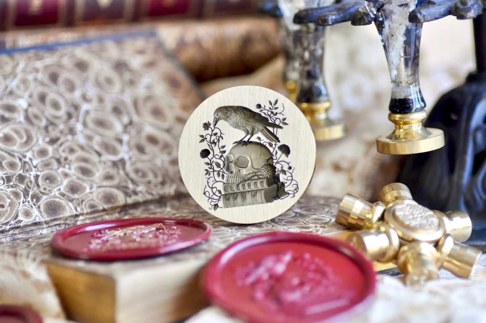 Memento Mori Collector Edition Wax Seal Stamp | Whispers of Eternity