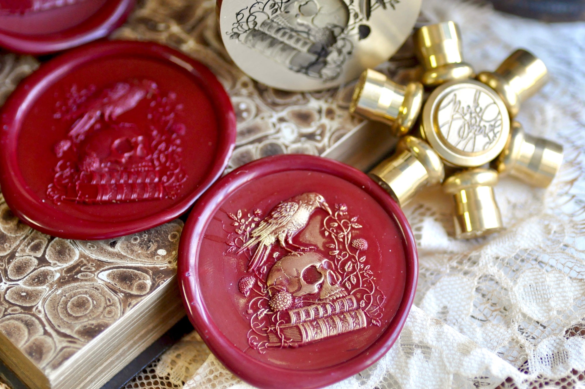 Memento Mori Collector Edition Wax Seal Stamp | Whispers of Eternity