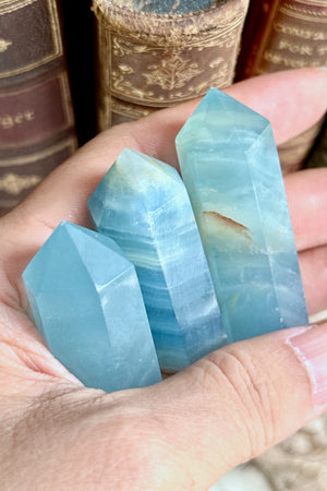 OOAK Blue Onyx Point Tower Wax Seal Handle