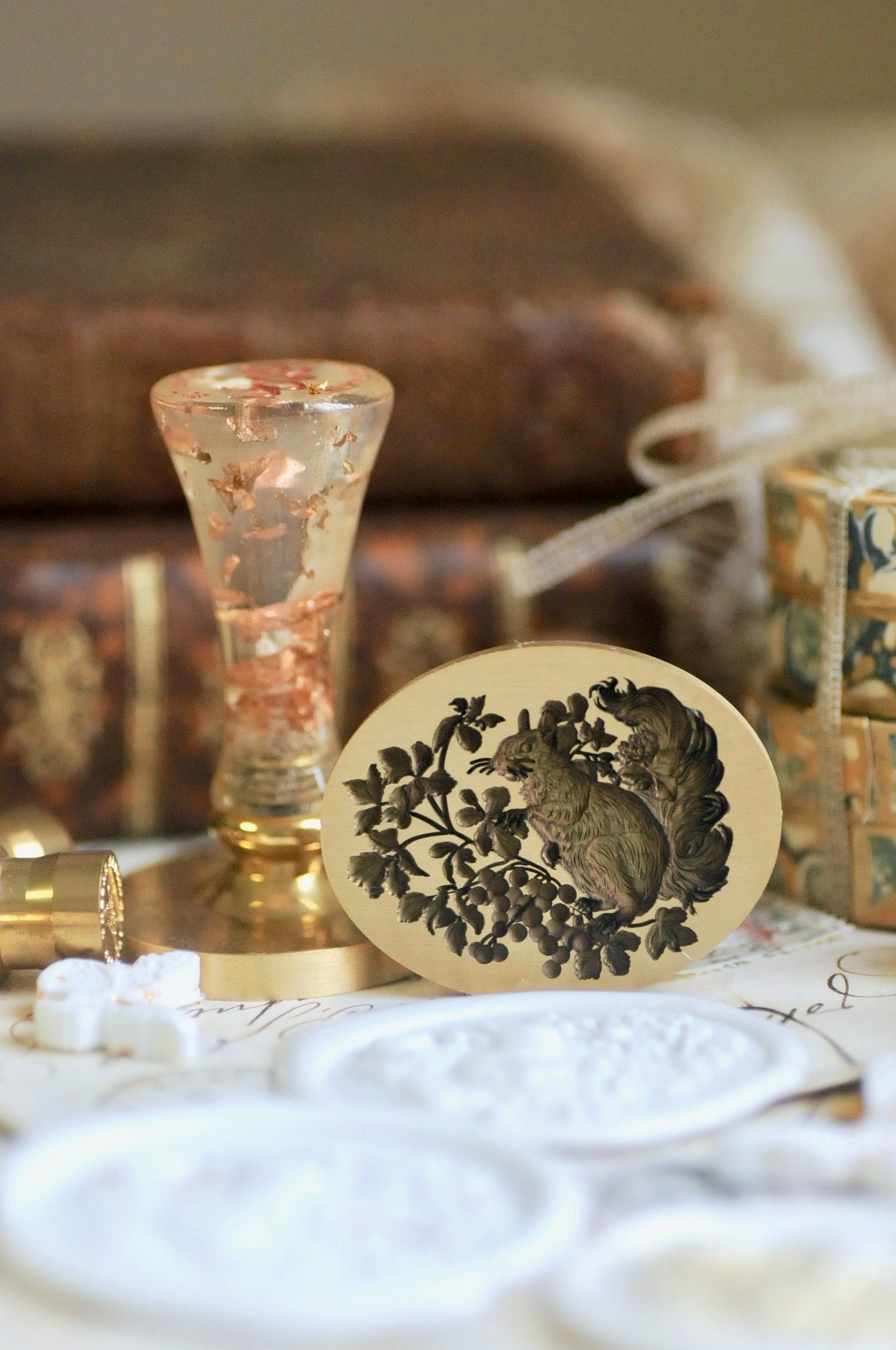 Collector's Edition Wax Seal Stamp | The Forest Sanctuary | Squirrel & Berries
