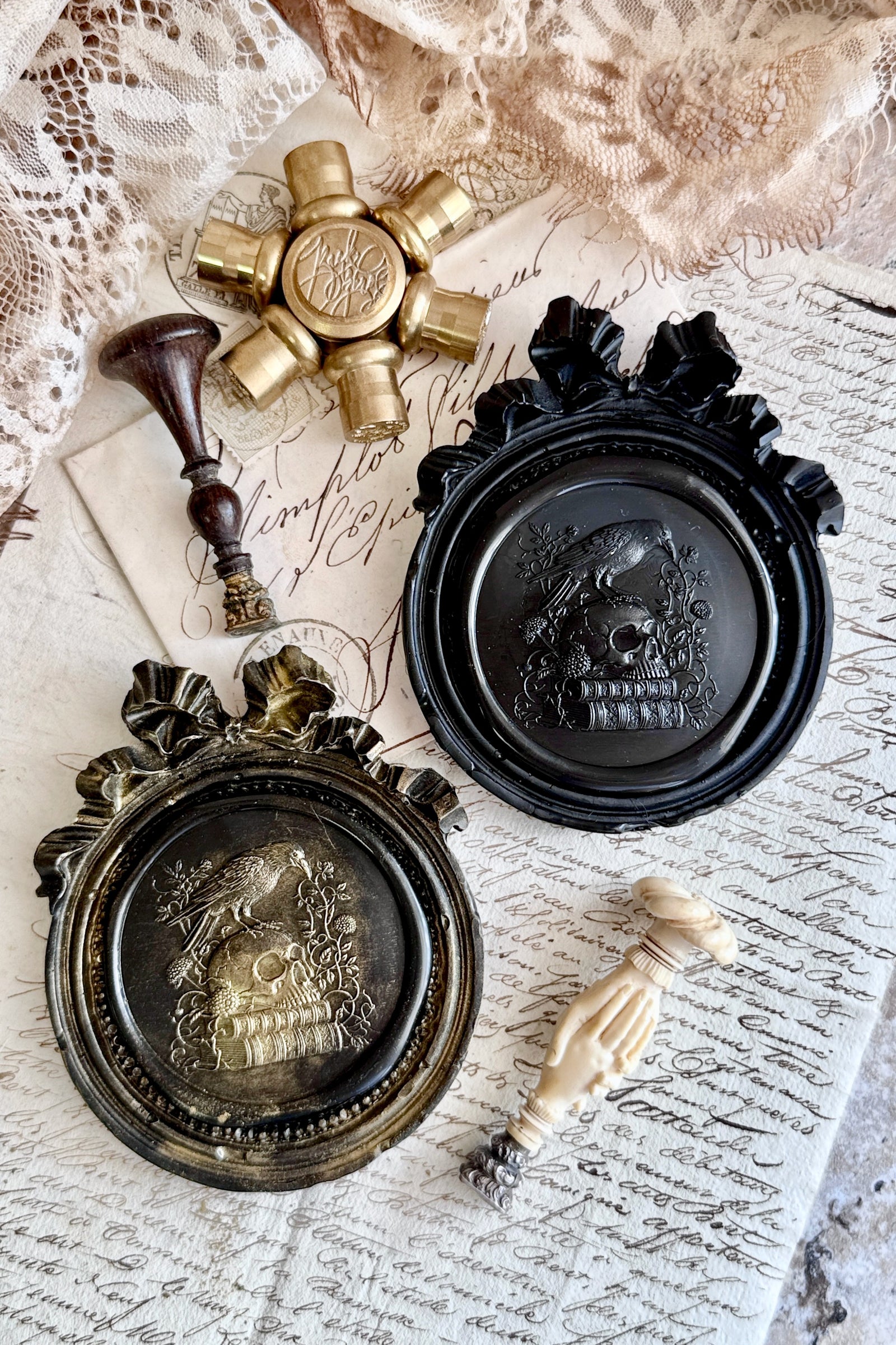 Round Bow Ribbon Frame Silicon Mold
