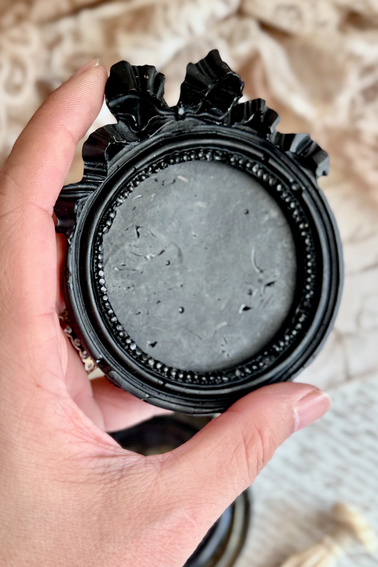 Round Bow Ribbon Frame Silicon Mold