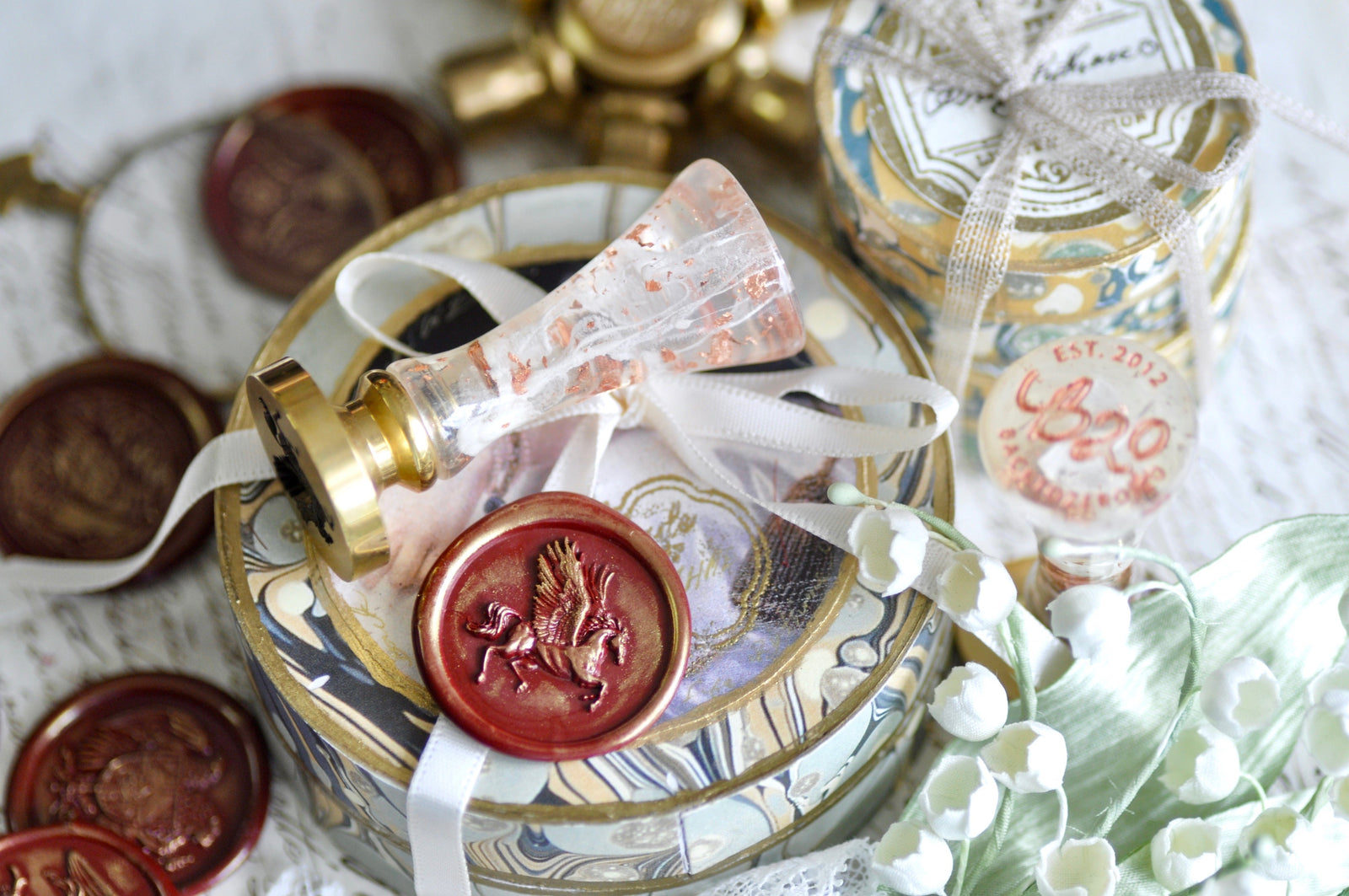 Pegasus 3D Emboss Wax Seal Stamp