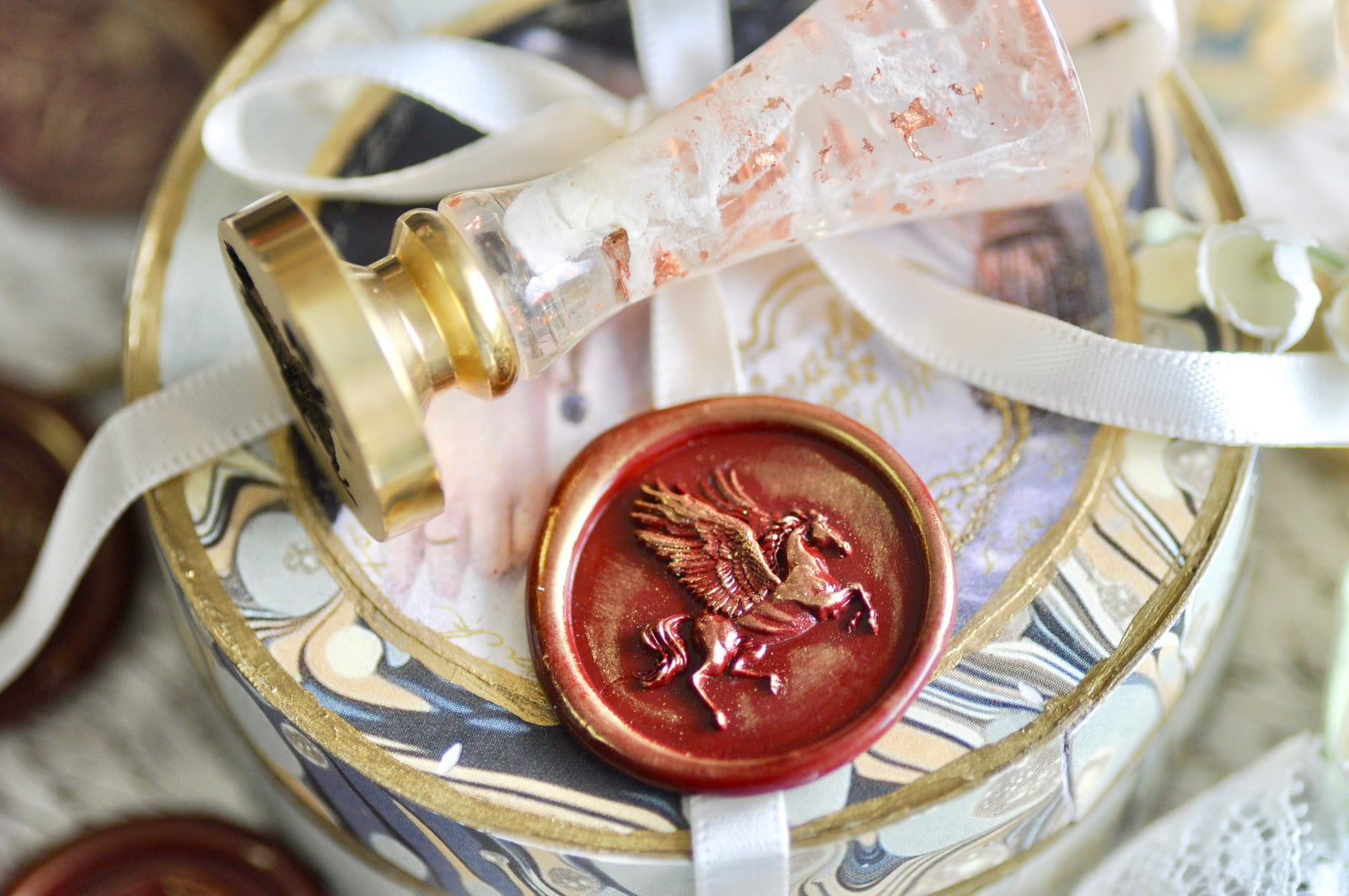 Pegasus 3D Emboss Wax Seal Stamp