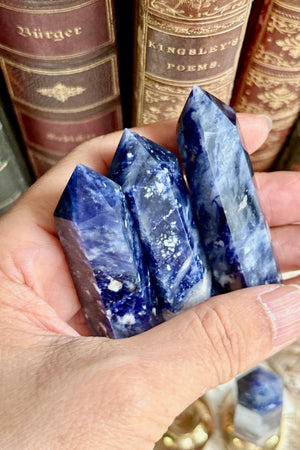 OOAK Sodalite Point Tower Wax Seal Handle