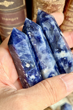 OOAK Sodalite Point Tower Wax Seal Handle