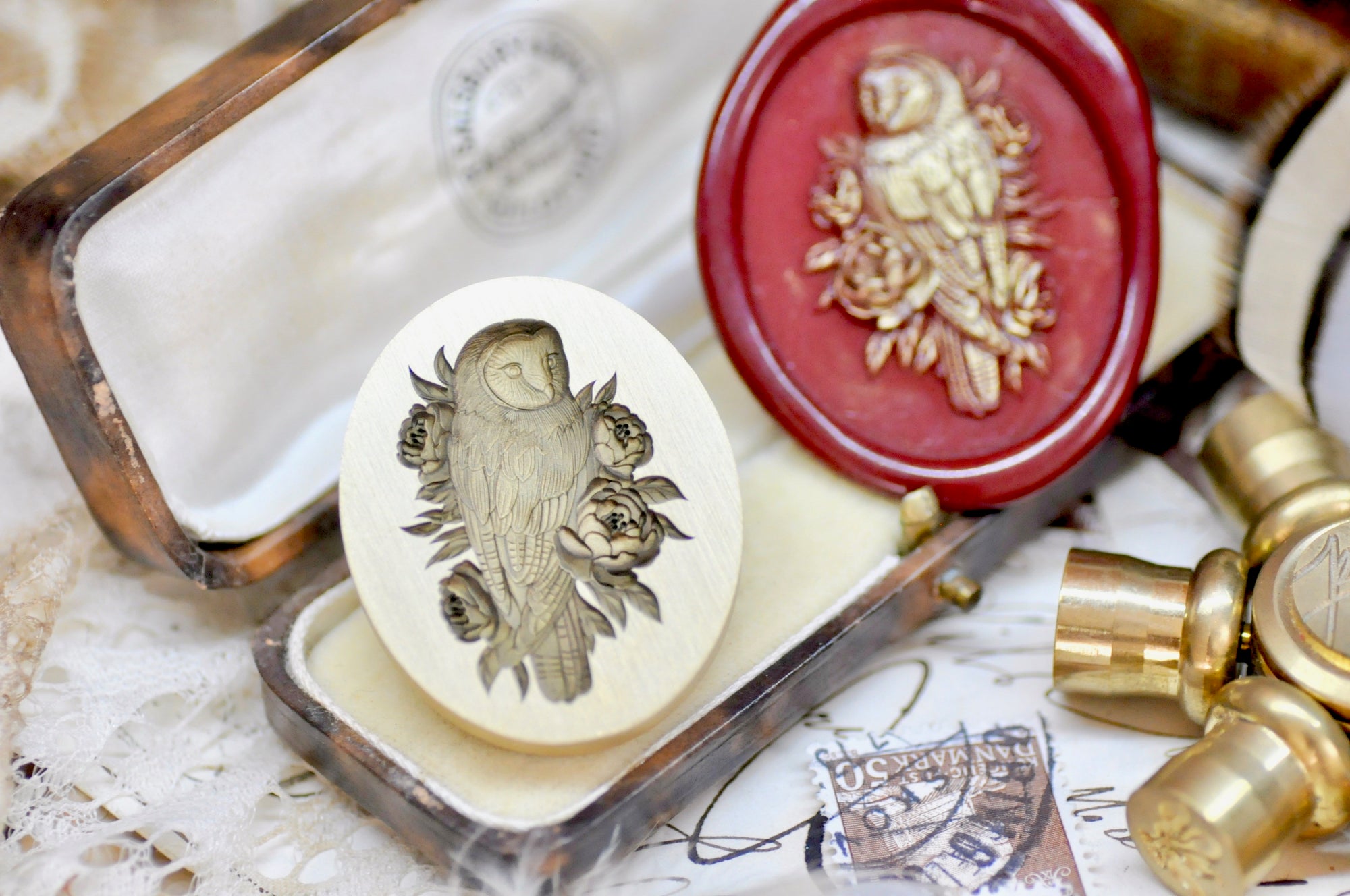 Collector's Edition Wax Seal Stamp | The Barn Owl | The Patient Bloom