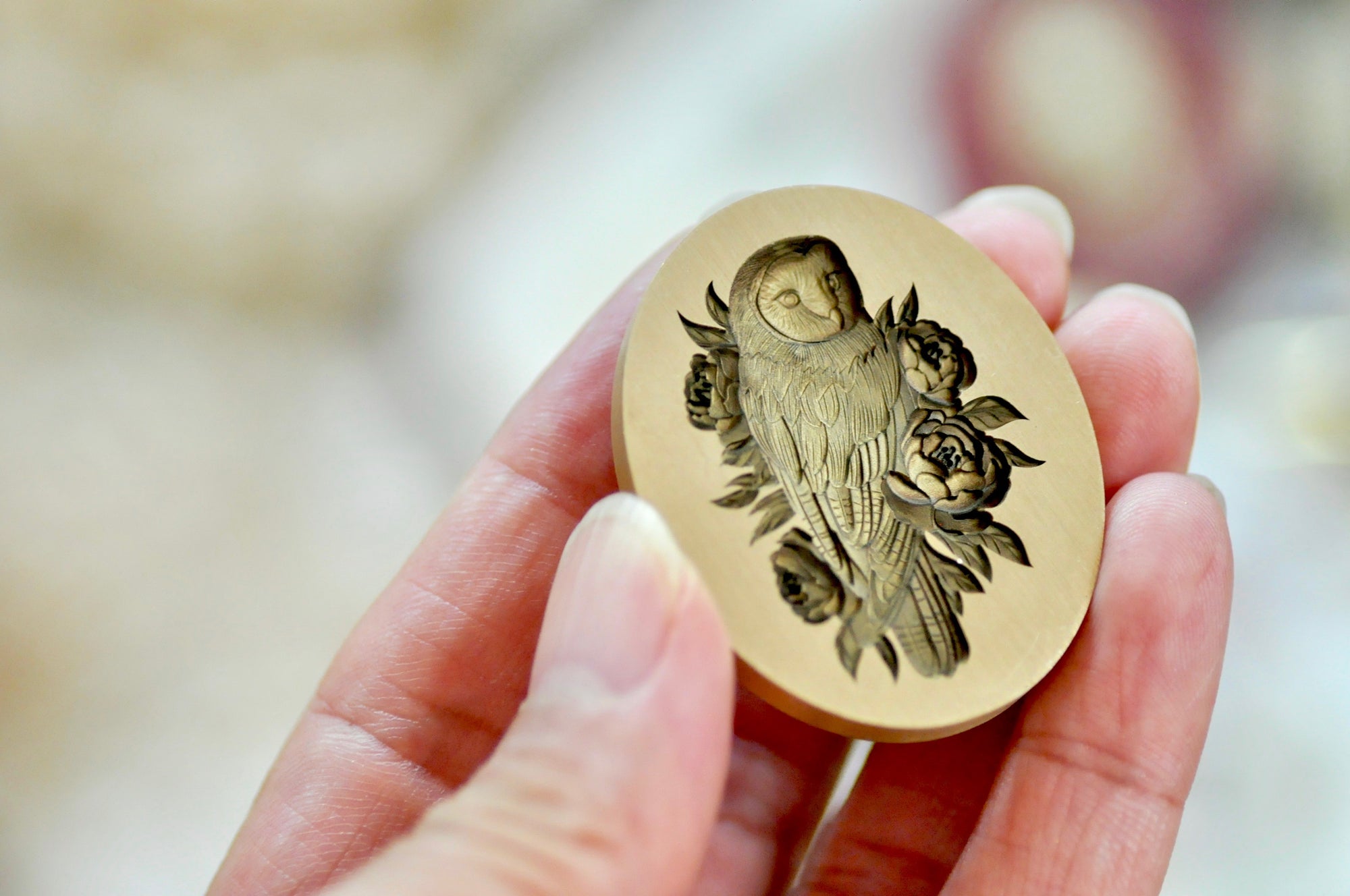 Collector's Edition Wax Seal Stamp | The Barn Owl | The Patient Bloom