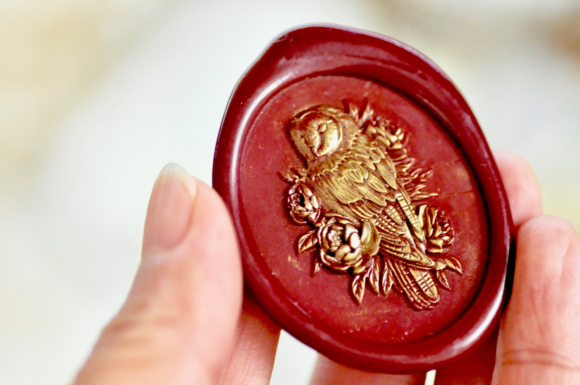 Collector's Edition Wax Seal Stamp | The Barn Owl | The Patient Bloom