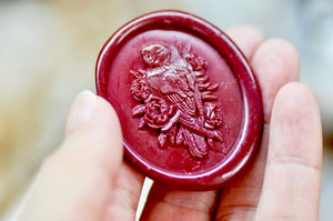 Collector's Edition Wax Seal Stamp | The Barn Owl | The Patient Bloom