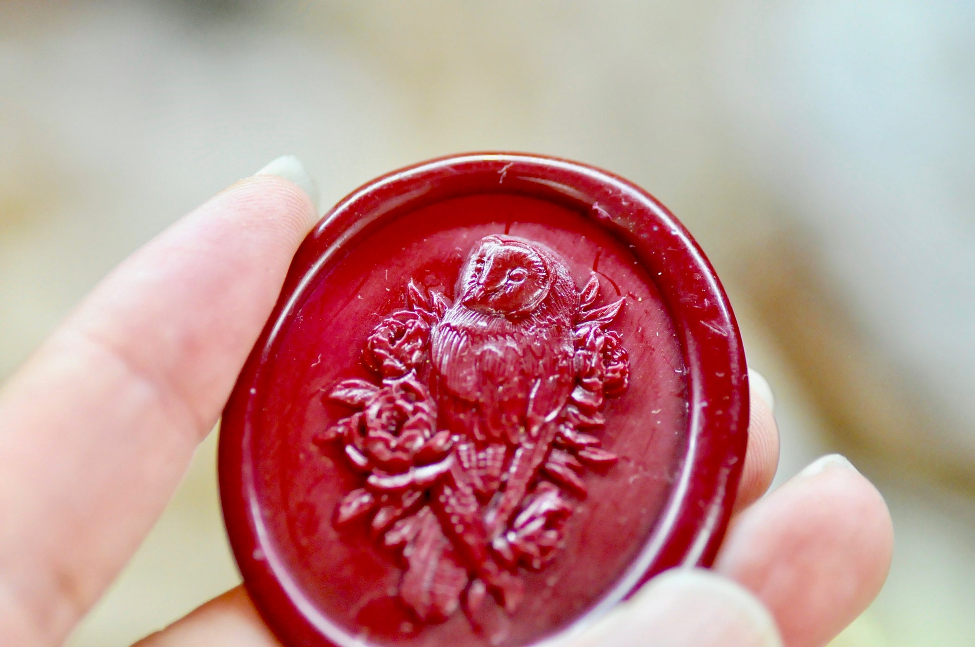 Collector's Edition Wax Seal Stamp | The Barn Owl | The Patient Bloom
