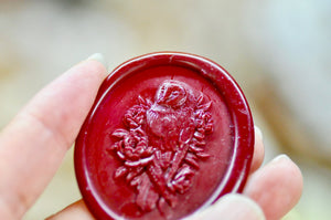 Collector's Edition Wax Seal Stamp | The Barn Owl | The Patient Bloom