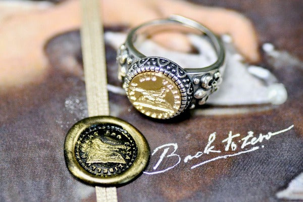 Bird signet sale ring