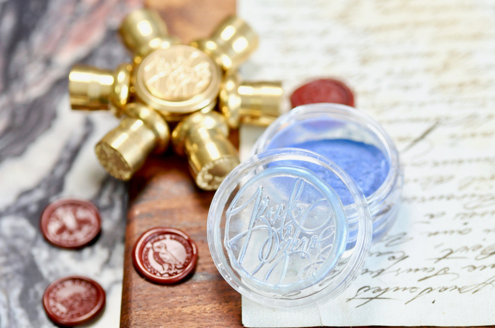 Metallic Highlight Powder for Wax Seal | Blue