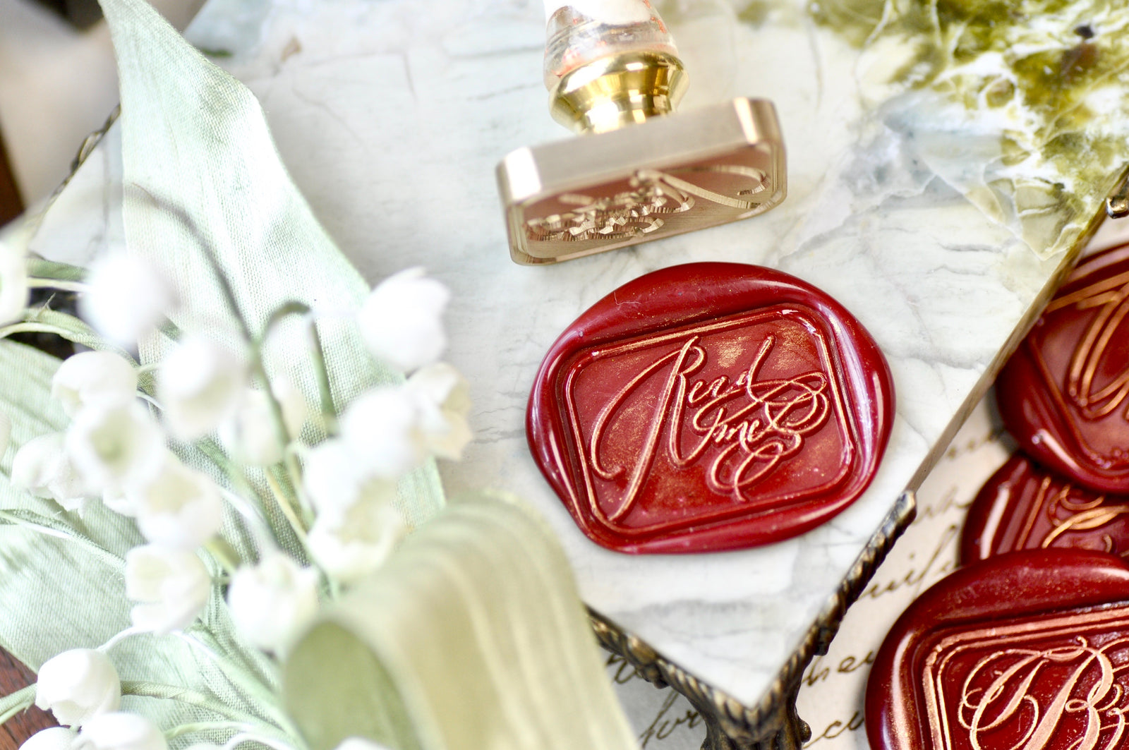 Calligraphy Message Wax Seal Stamp | Read Me