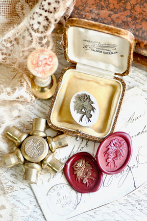 Floral Whispers: In Lieu of Speech Wax Seal Stamp | Camellia | Silent Devotion (Pre-Order / Ship in March)