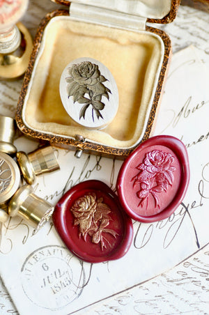 Floral Whispers: In Lieu of Speech Wax Seal Stamp | Camellia | Silent Devotion (Pre-Order / Ship in March)
