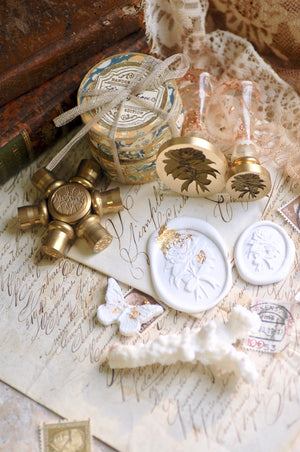 Floral Whispers: In Lieu of Speech Wax Seal Stamp | Camellia | Silent Devotion