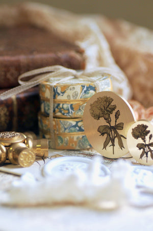 Floral Whispers: In Lieu of Speech Wax Seal Stamp | Carnation | Tender Fidelity