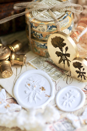 Floral Whispers: In Lieu of Speech Wax Seal Stamp | Carnation | Tender Fidelity