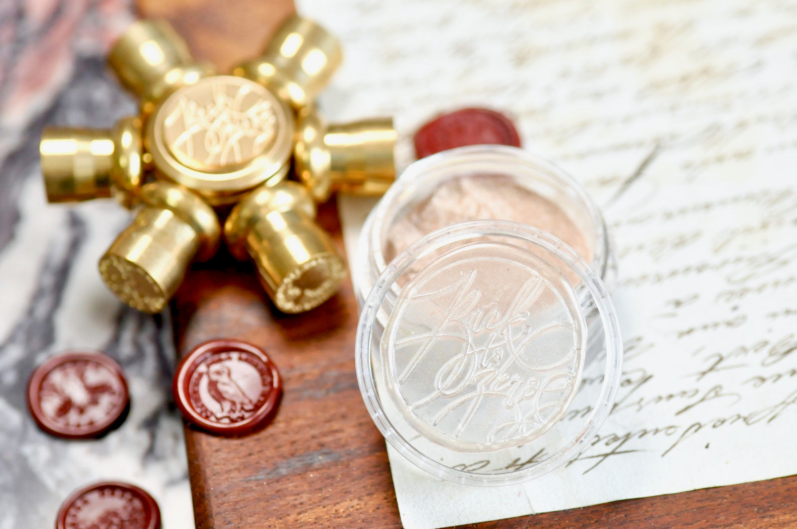 Metallic Highlight Powder for Wax Seal | Champagne