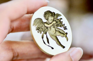 Collector's Edition Wax Seal Stamp | Cherub & Clovers | Gentle Keeper