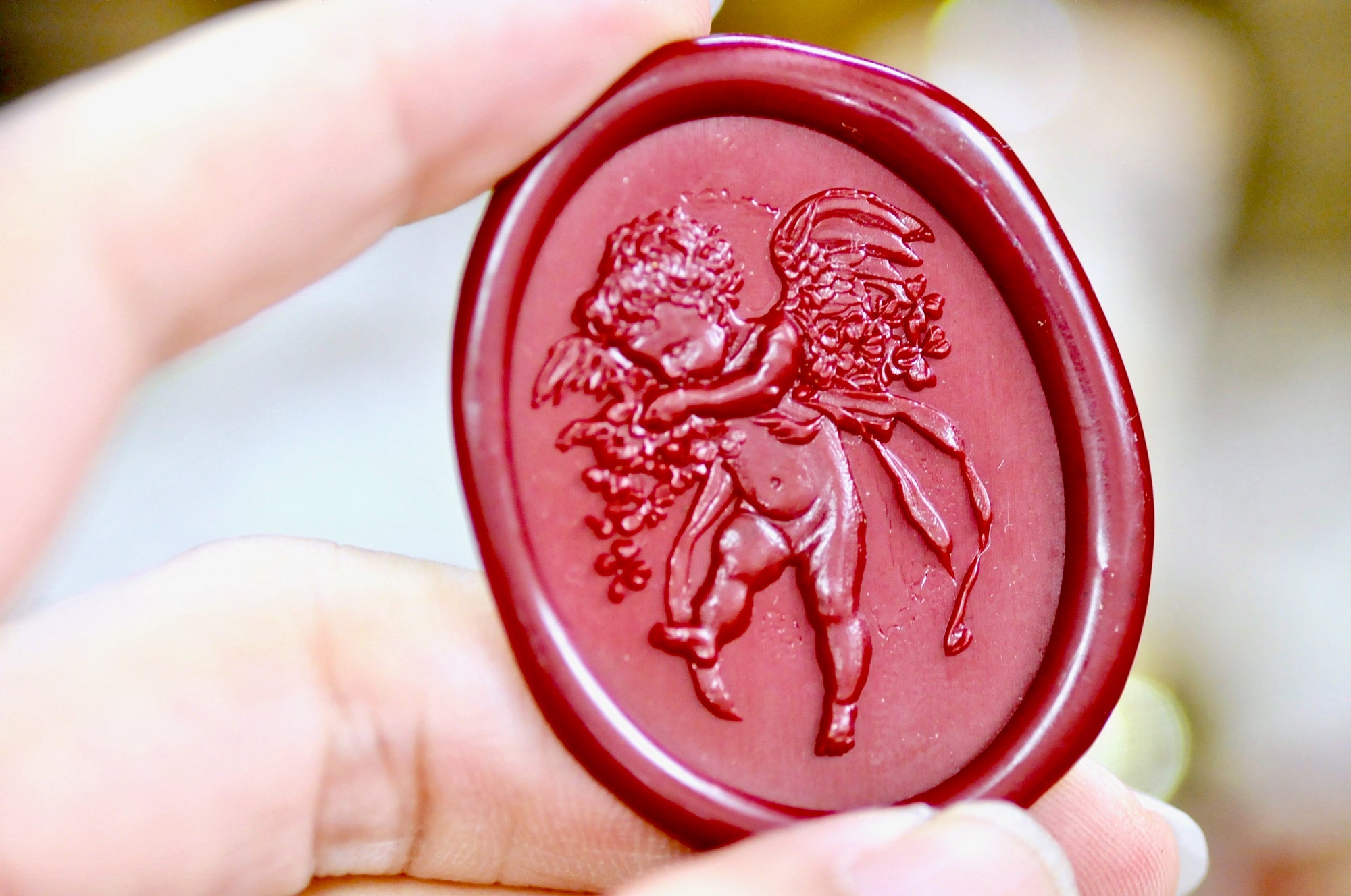 Collector's Edition Wax Seal Stamp | Cherub & Clovers | Gentle Keeper