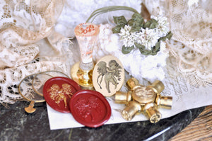 Collector's Edition Wax Seal Stamp | Cherub & Clovers | Gentle Keeper