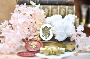 Collector's Edition Wax Seal Stamp | Cherub & Rose | Tender Guardian