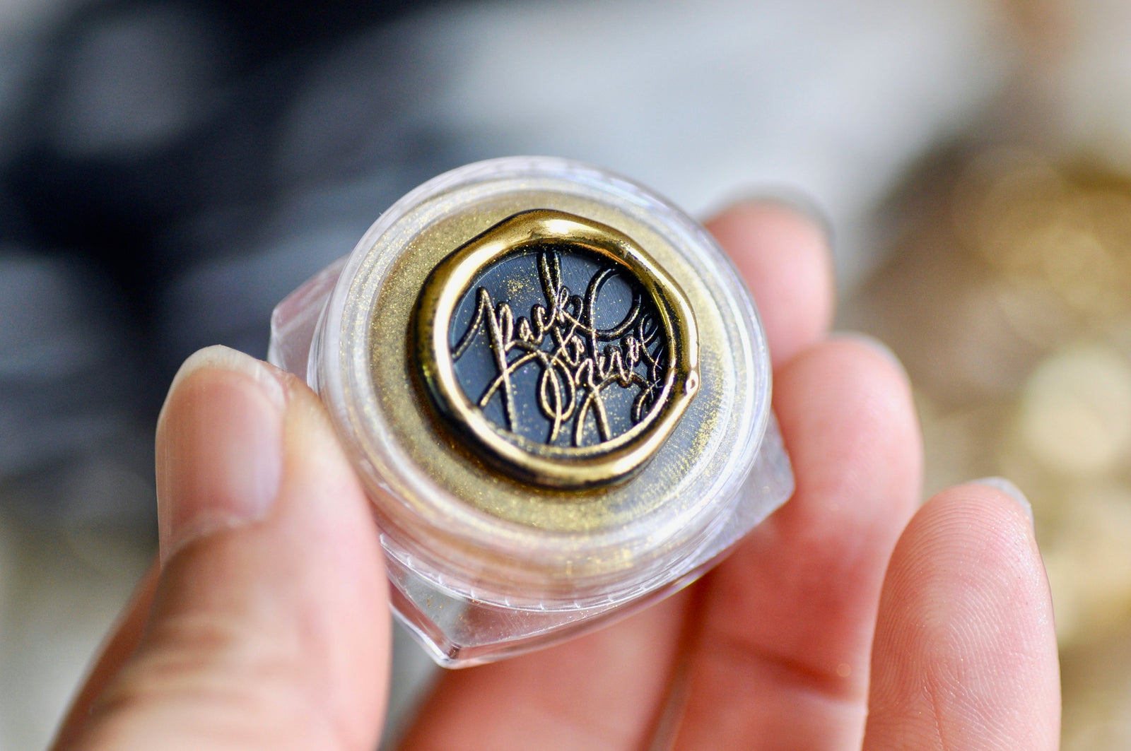 Chrome Metallic Highlight Powder for Wax Seal | Antique Gold