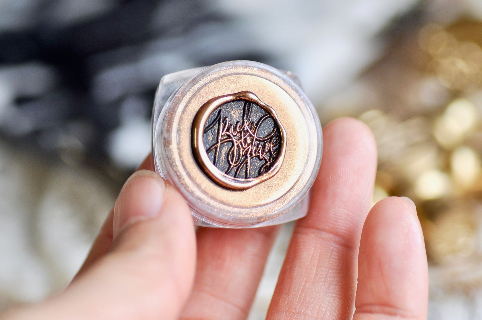 Chrome Metallic Highlight Powder for Wax Seal | Copper Gold