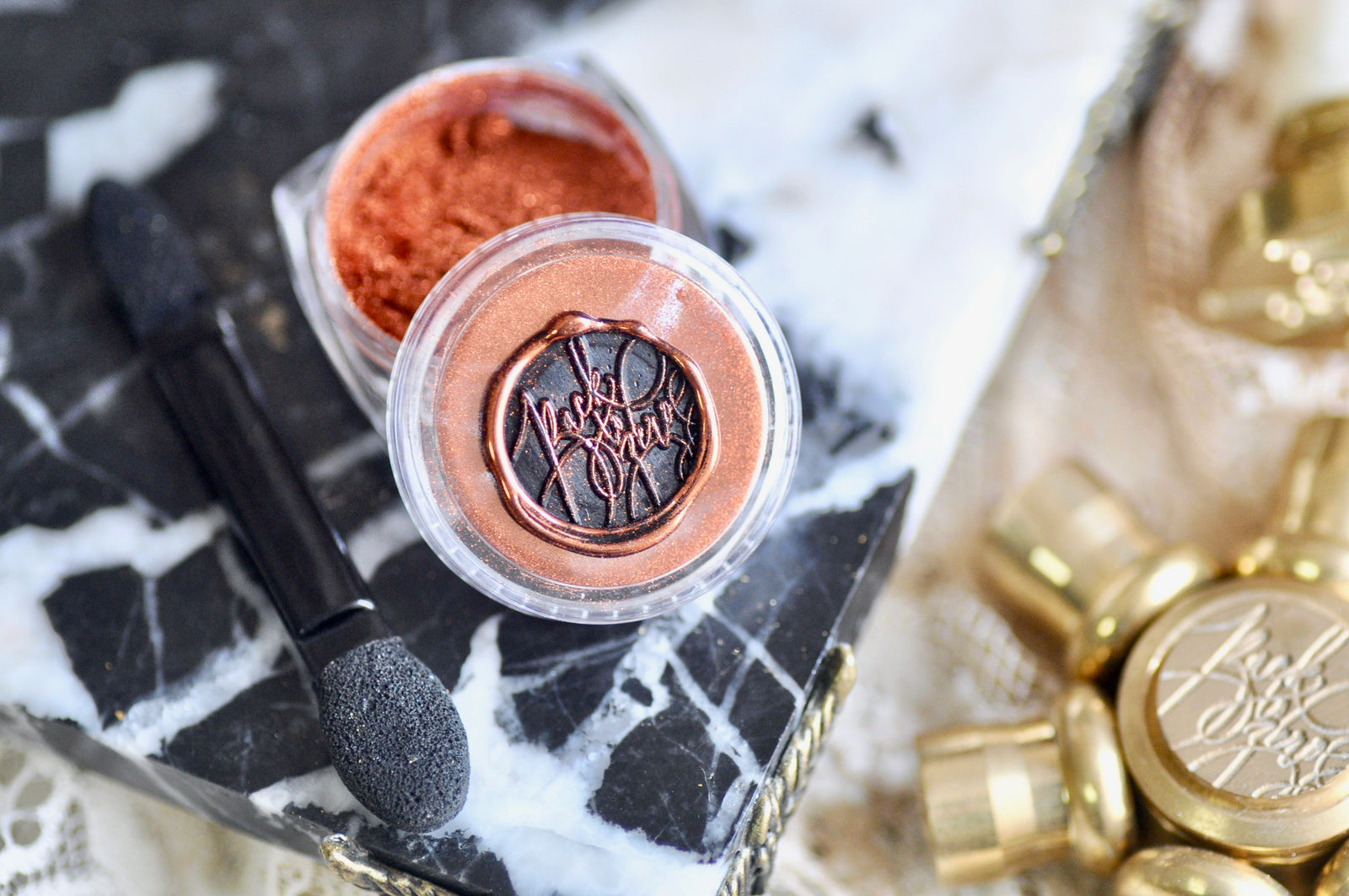 Chrome Metallic Highlight Powder for Wax Seal | Copper Red