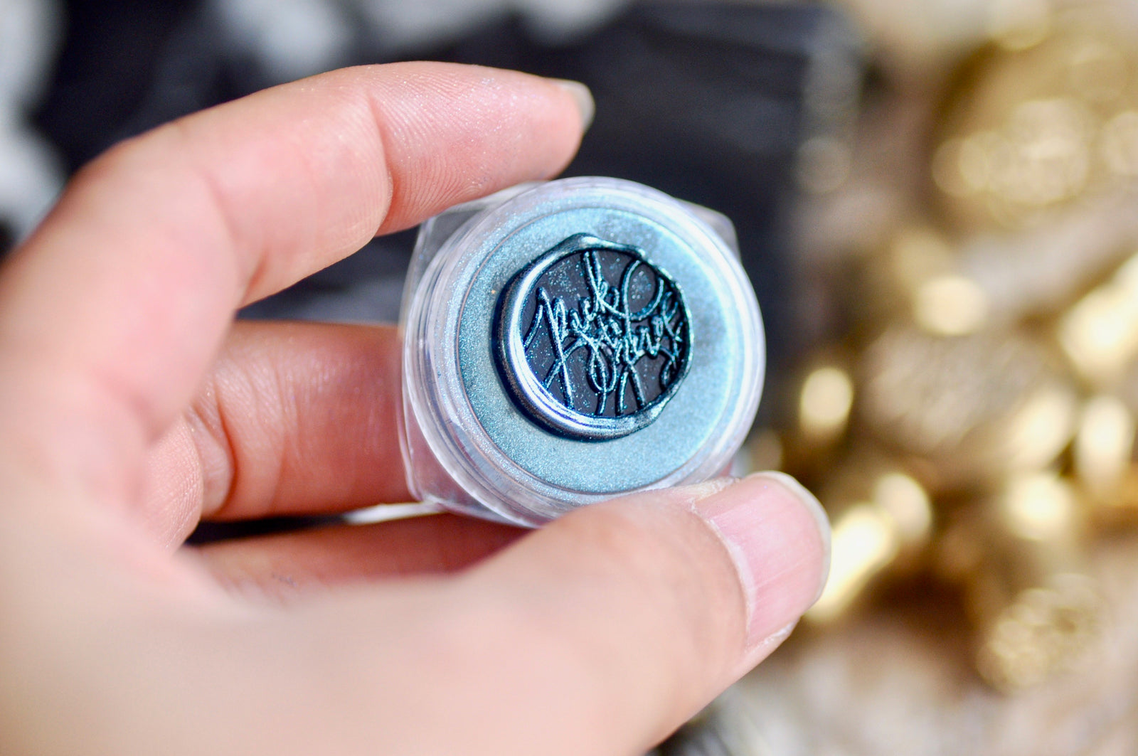 Chrome Metallic Highlight Powder for Wax Seal | Leisure Blue
