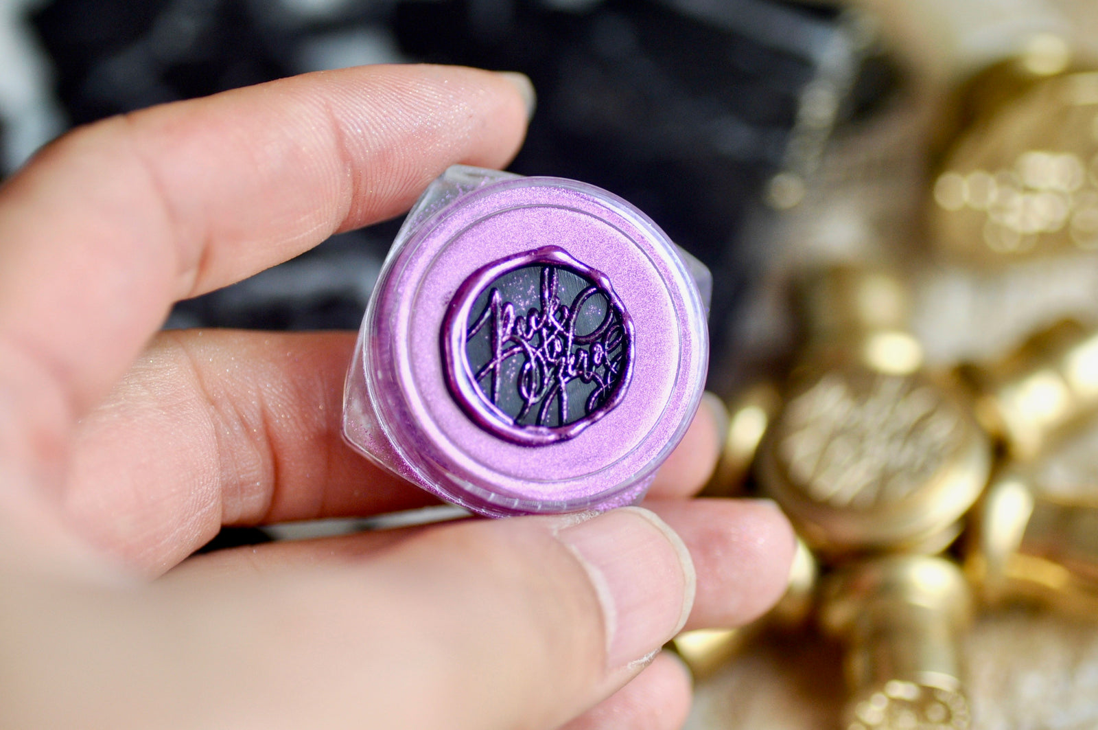 Chrome Metallic Highlight Powder for Wax Seal | Magenta