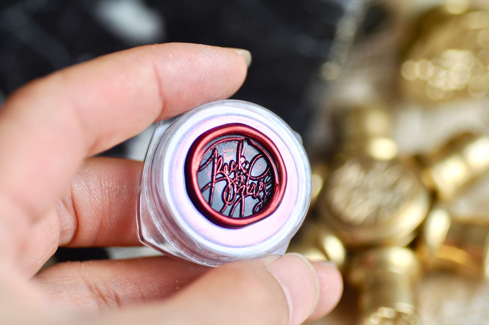 Chrome Metallic Highlight Powder for Wax Seal | Ruby