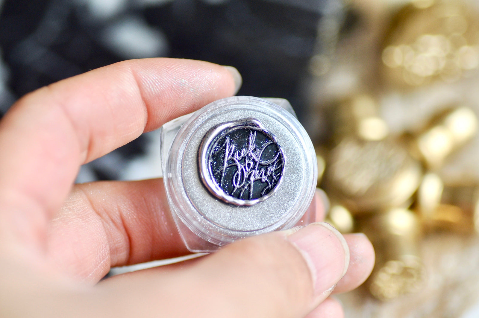 Chrome Metallic Highlight Powder for Wax Seal | Silver