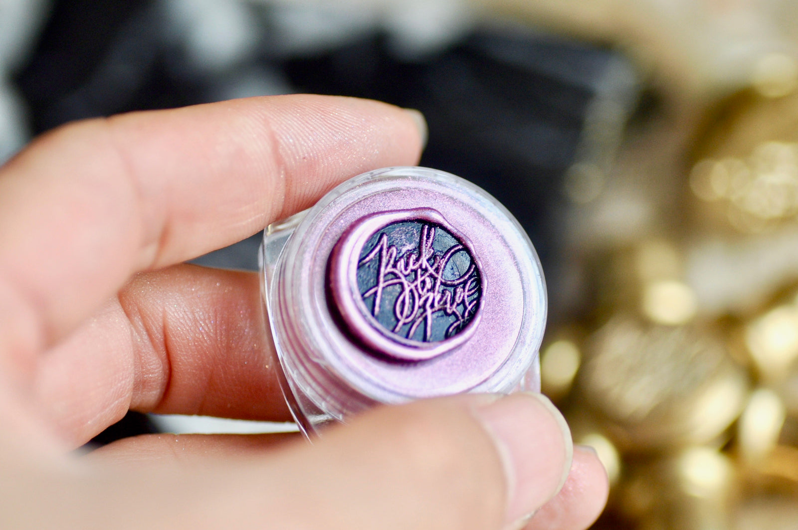 Chrome Metallic Highlight Powder for Wax Seal | Tea Rose