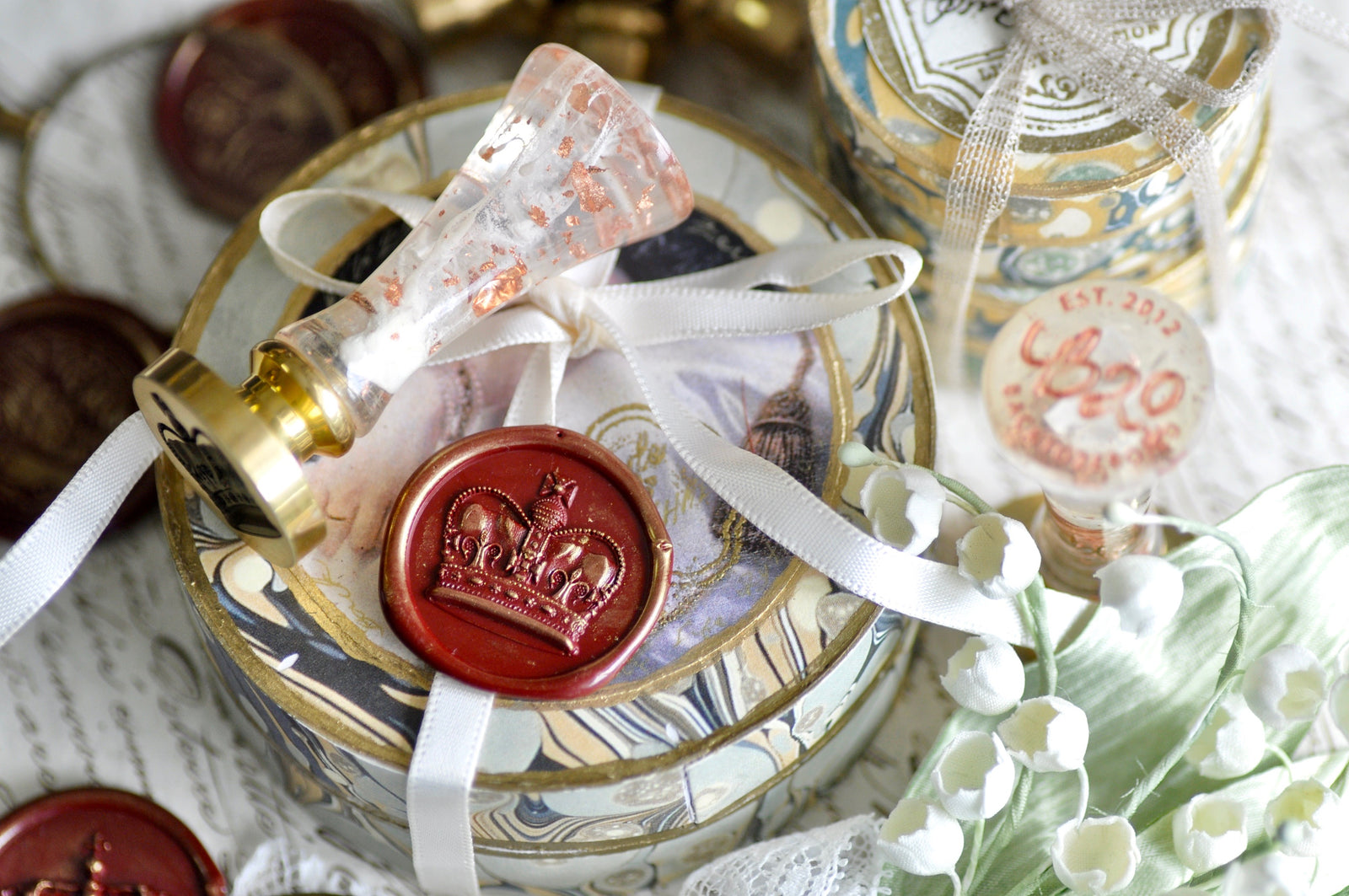 Crown 3D Emboss Wax Seal Stamp | A