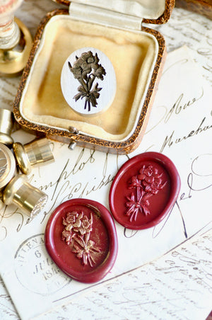 Floral Whispers: In Lieu of Speech Wax Seal Stamp | Daffodil | Hope Reborn (Pre-Order / Ship in March)