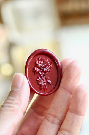 Floral Whispers: In Lieu of Speech Wax Seal Stamp | Daffodil | Hope Reborn (Pre-Order / Ship in March)